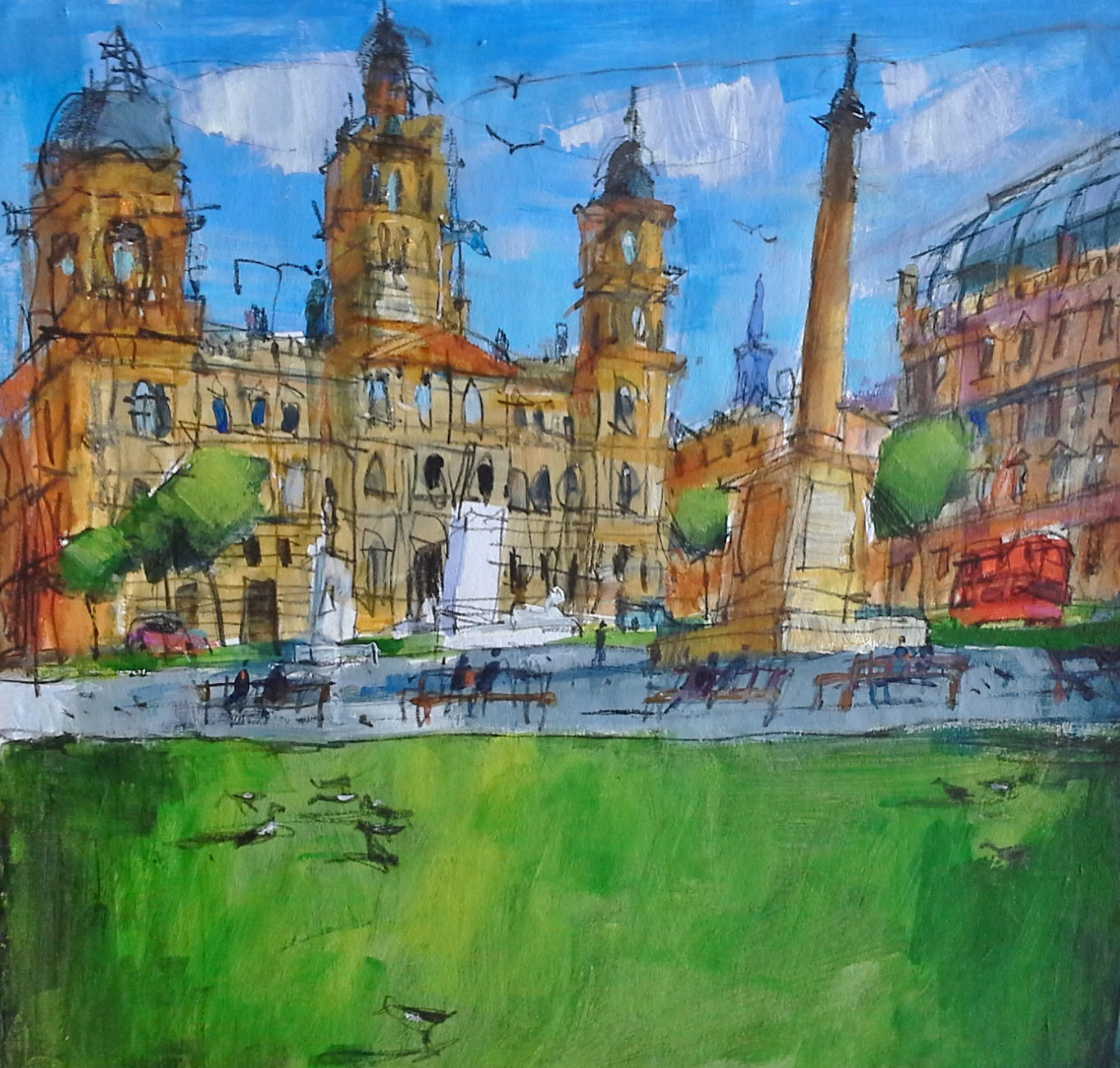 'George Square' by artist Ron Eardley